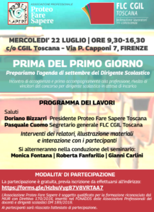 prima del primo giorno 22 07 26